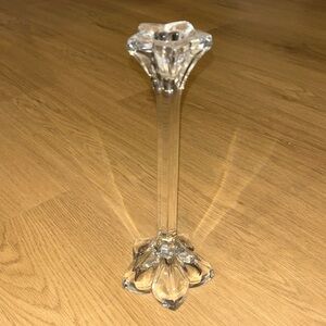 Vintage Crystal Petal Candlestick